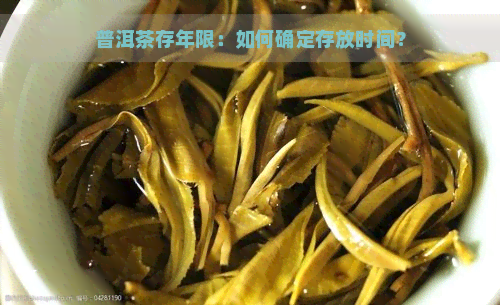 普洱茶存年限：如何确定存放时间？