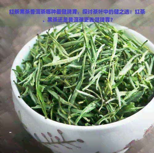 红茶黑茶普洱茶哪种最健脾胃，探讨茶叶中的健之选：红茶、黑茶还是普洱茶更能健脾胃？