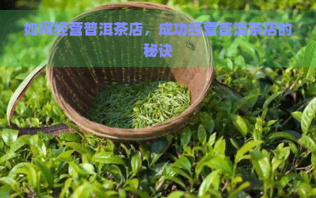 如何经营普洱茶店，成功经营普洱茶店的秘诀