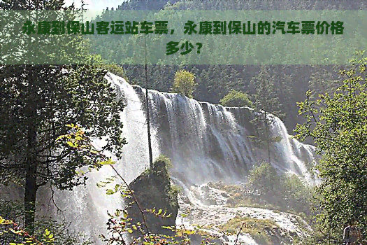 永康到保山客运站车票，永康到保山的汽车票价格多少？