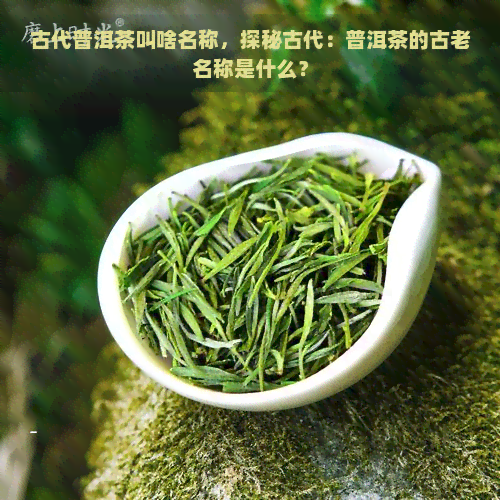 古代普洱茶叫啥名称，探秘古代：普洱茶的古老名称是什么？