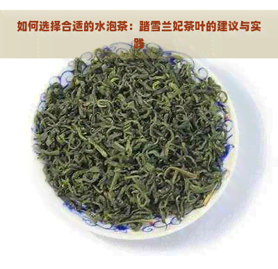 如何选择合适的水泡茶：踏雪兰妃茶叶的建议与实践