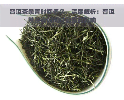 普洱茶杀青时间多久，深度解析：普洱茶杀青时间对品质的影响