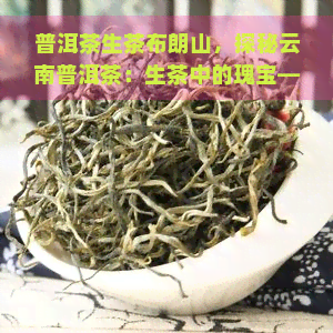 普洱茶生茶布朗山，探秘云南普洱茶：生茶中的瑰宝——布朗山