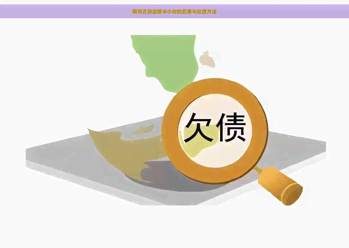 网贷还款逾期半小时的后果与处理方法