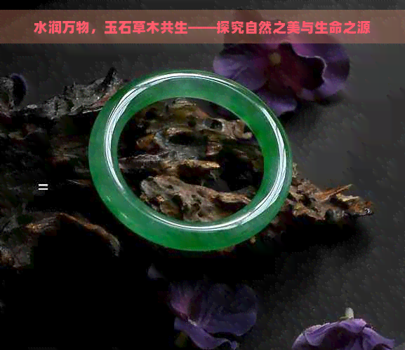 水润万物，玉石草木共生——探究自然之美与生命之源