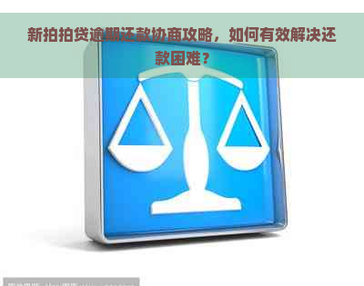 新逾期还款协商攻略，如何有效解决还款困难？