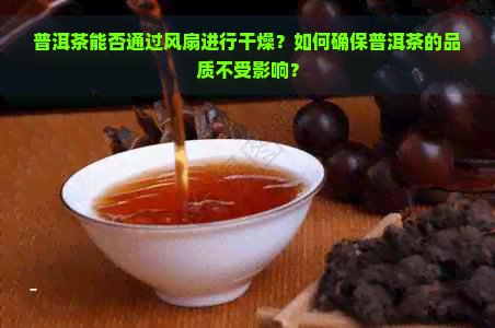 普洱茶能否通过风扇进行干燥？如何确保普洱茶的品质不受影响？