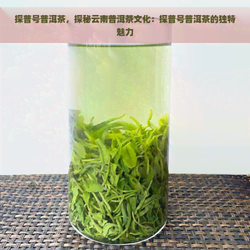 探普号普洱茶，探秘云南普洱茶文化：探普号普洱茶的独特魅力