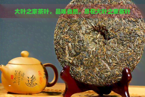 大叶之家茶叶，品味自然，尽在大叶之家茶叶