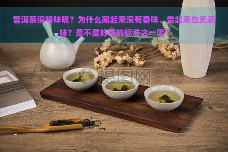 普洱茶没啥味呢？为什么闻起来没有香味、尝起来也无茶味？是不是好茶的标准之一呢？