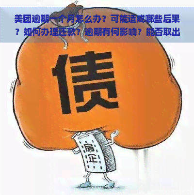 美团逾期一个月怎么办？可能造成哪些后果？如何办理还款？逾期有何影响？能否取出已还金额？是否会影响个人？