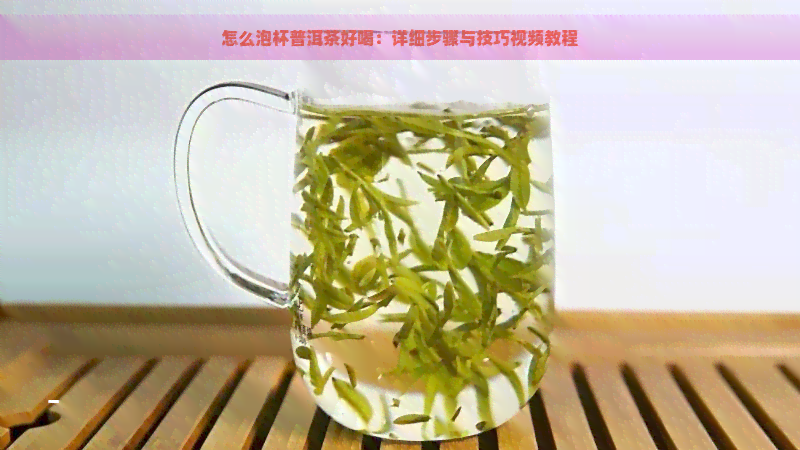 怎么泡杯普洱茶好喝：详细步骤与技巧视频教程