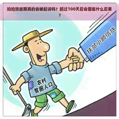 逾期真的会被起诉吗？超过100天后会面临什么后果？