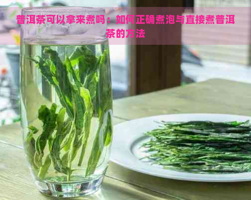 普洱茶可以拿来煮吗：如何正确煮泡与直接煮普洱茶的方法