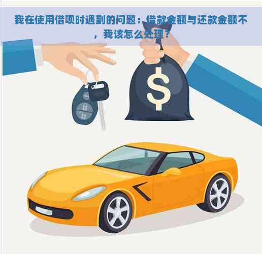 我在使用借呗时遇到的问题：借款金额与还款金额不，我该怎么处理？