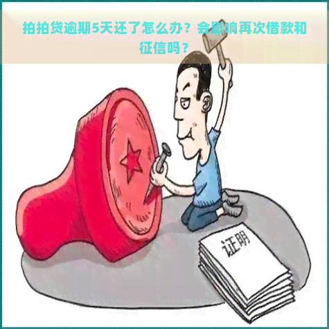 逾期5天还了怎么办？会影响再次借款和吗？