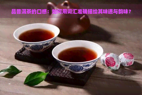 品普洱茶的口感：如何用词汇准确描绘其味道与韵味？