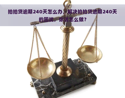 逾期240天怎么办，解决逾期240天的困扰，你该怎么做？