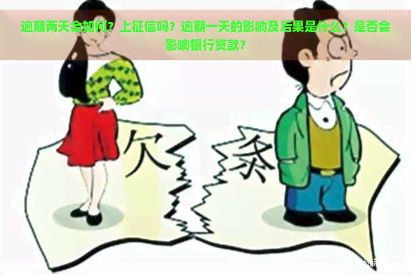 逾期两天会如何？上吗？逾期一天的影响及后果是什么？是否会影响银行贷款？