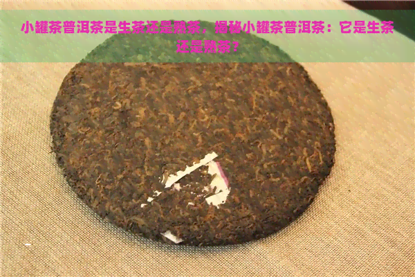 小罐茶普洱茶是生茶还是熟茶，揭秘小罐茶普洱茶：它是生茶还是熟茶？