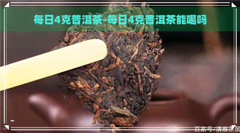 每日4克普洱茶-每日4克普洱茶能喝吗