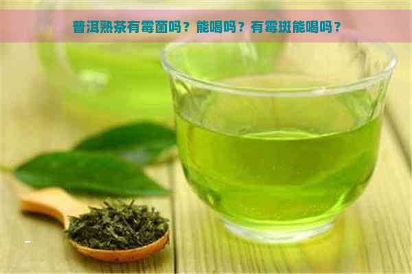 普洱熟茶有霉菌吗？能喝吗？有霉斑能喝吗？