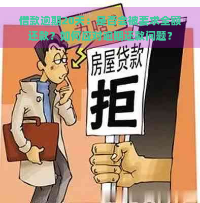 借款逾期20天：是否会被要求全额还款？如何应对逾期还款问题？