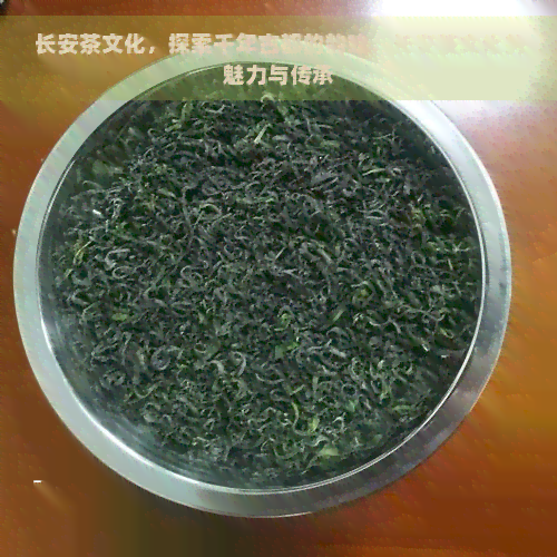 长安茶文化，探索千年古都的韵味：长安茶文化的魅力与传承