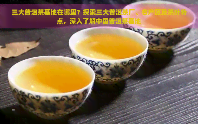 三大普洱茶基地在哪里？探索三大普洱茶厂、名产区及茶叶特点，深入了解中国普洱茶基地