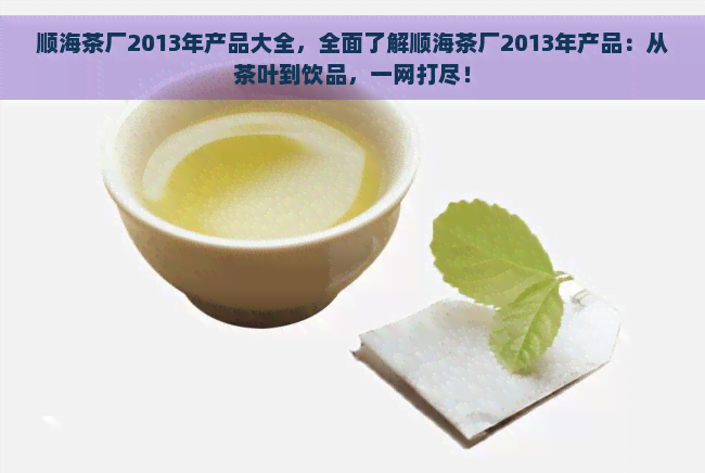 顺海茶厂2013年产品大全，全面了解顺海茶厂2013年产品：从茶叶到饮品，一网打尽！