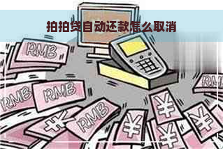 自动还款怎么取消