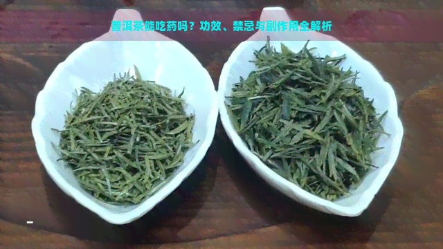 普洱茶能吃药吗？功效、禁忌与副作用全解析