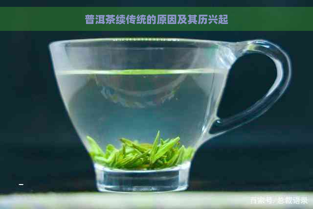 普洱茶续传统的原因及其历兴起