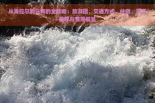 从海拉尔到云南的全攻略：旅游团、交通方式、住宿、景点推荐与费用概览
