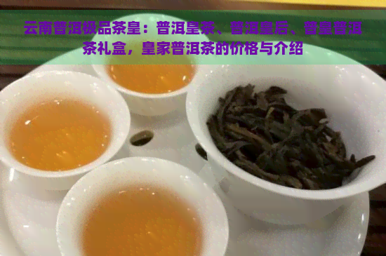 云南普洱极品茶皇：普洱皇茶、普洱皇后、普皇普洱茶礼盒，皇家普洱茶的价格与介绍