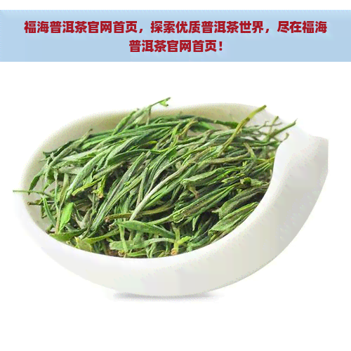 福海普洱茶官网首页，探索优质普洱茶世界，尽在福海普洱茶官网首页！