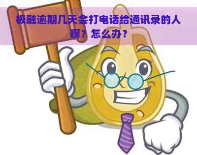 极融逾期几天会打电话给通讯录的人啊？怎么办？