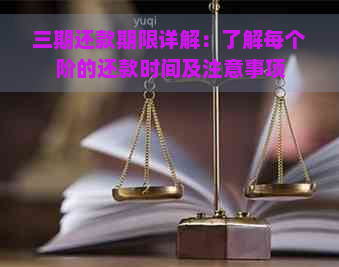 三期还款期限详解：了解每个阶的还款时间及注意事项