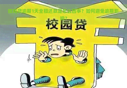 微粒贷逾期1天全额还款是怎么回事？如何避免逾期影响？