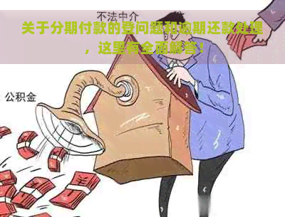 关于分期付款的登问题和逾期还款处理，这里有全面解答！