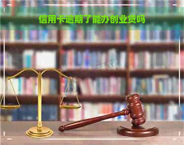 信用卡逾期了能办创业贷吗