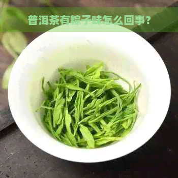 普洱茶有粽子味怎么回事？