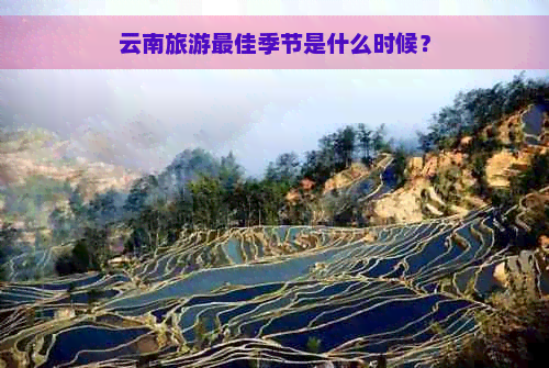 云南旅游更佳季节是什么时候？