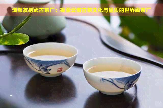 洱聚友易武古茶厂：探索云南古茶文化与品质的世界级茶厂