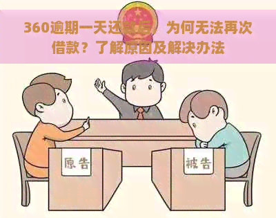 360逾期一天还款后，为何无法再次借款？了解原因及解决办法