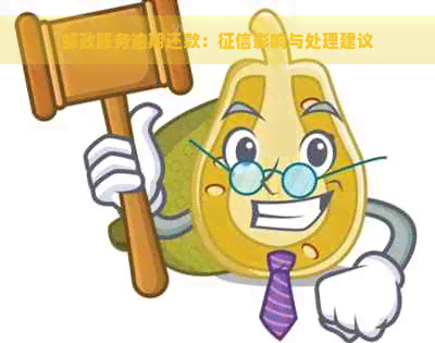 邮政服务逾期还款：影响与处理建议