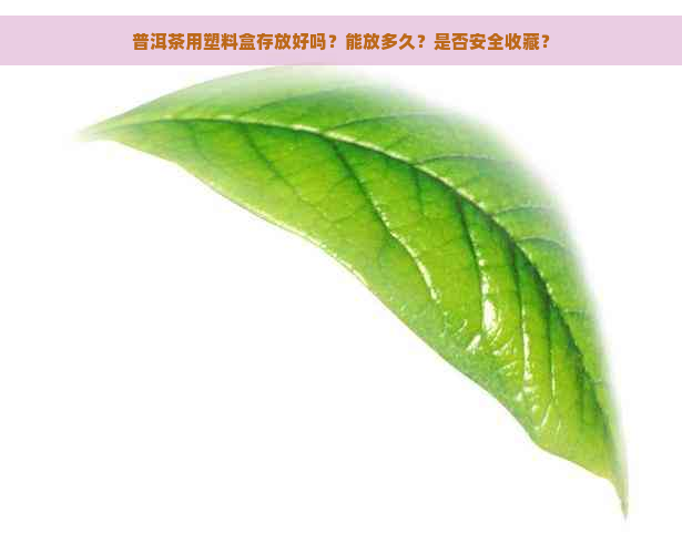 普洱茶用塑料盒存放好吗？能放多久？是否安全收藏？