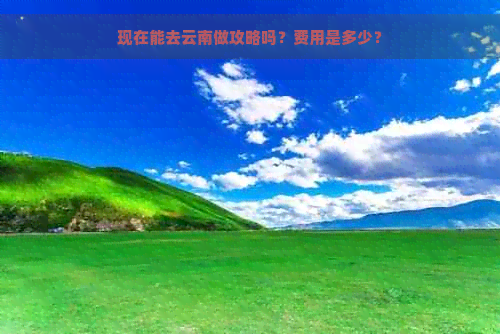 现在能去云南做攻略吗？费用是多少？