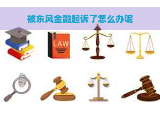 被东风金融起诉了怎么办呢